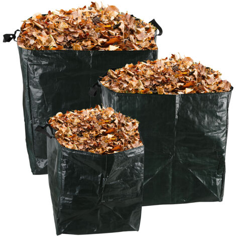 BMC Garden Bags Heavy Duty Waste Grass Sack - Set of 3