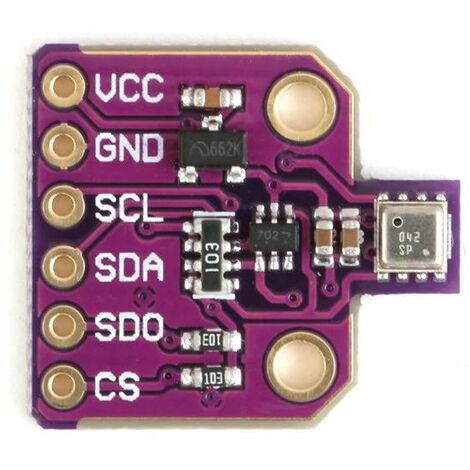 BME680 Temperatura Humedad Presión de aire Sensor de gas I2C Arduino Raspberry Pi