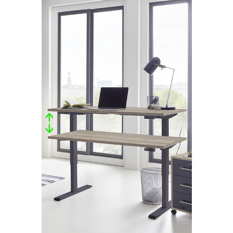 BMG Möbel Elektrisch höhenverstellbares Gestell Edition - OHNE TISCHPLATTE, Memoryfunktion, 2-motoriges Gestell, Arbeitshöhe 69 – 119 cm