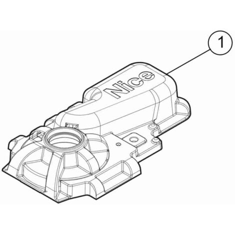 BMG2141A.45672 Coque supérieure de rechange pour Big Metro NICE BMG2141A.45672 BM4000 BIG-FAB BM5024 L-FAB BM4024