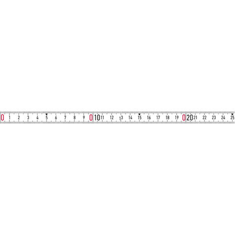 BMI  357004001RNL-SK Maßband   1 m Stahl