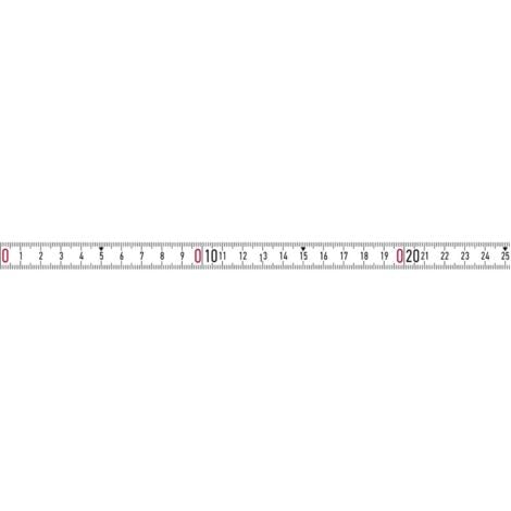BMI 357004005LNR-SK Metro a nastro 5 m Acciaio