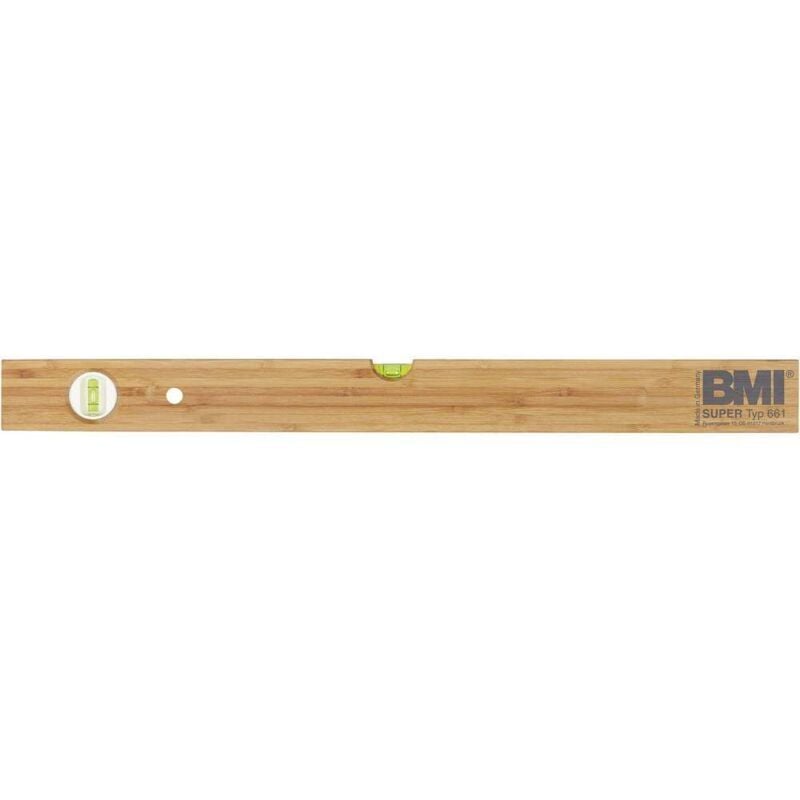 BMI - 661060 Niveau à bulle en bois 1.0 mm/m