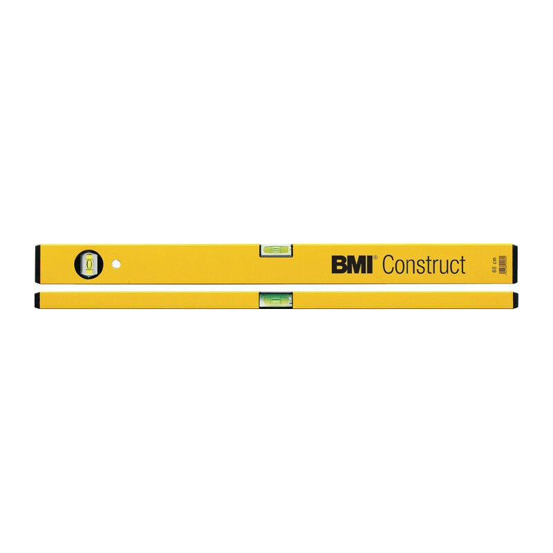 Image of BMI - Livella a bolla 689 Construct 100 cm alluminio giallo ± 1 mm / m