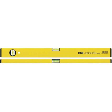 bmi Ecoline livella a bolla in alluminio gialla 40 cm