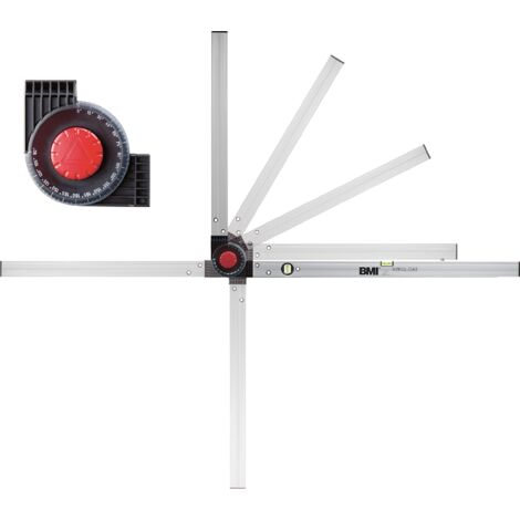 BMI goniometro WINKELSTAR campo misurazione 0-270 gradi lunghezza bracci 150x100cm - 715 100 150