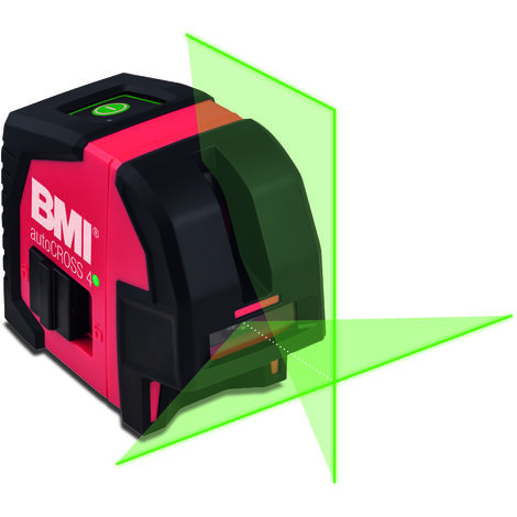 BMI Kreuzlinienlaser autocross 4-SET grüner Laser Grundgerät Empfänger Zieltafel