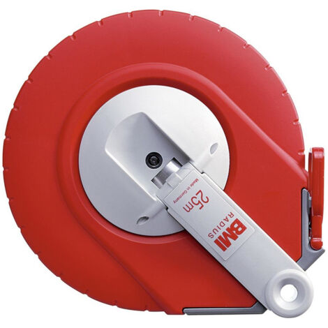 BMI Mètre ruban à capsule RADIUS ( 4000855720 ) longueur 20 m largeur de bande 13 mm plastique fibre de verre