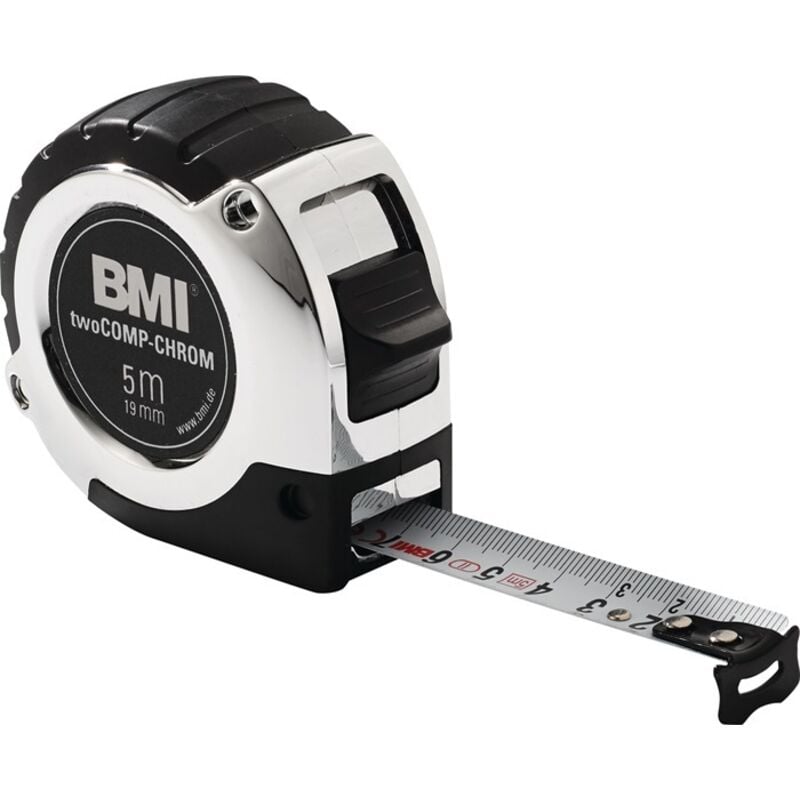 Image of BMI - Taschenrollbandmaß twoCOMP Länge 2 m Breite 16 mm mm/mm eg ii Kunststoff Automatic