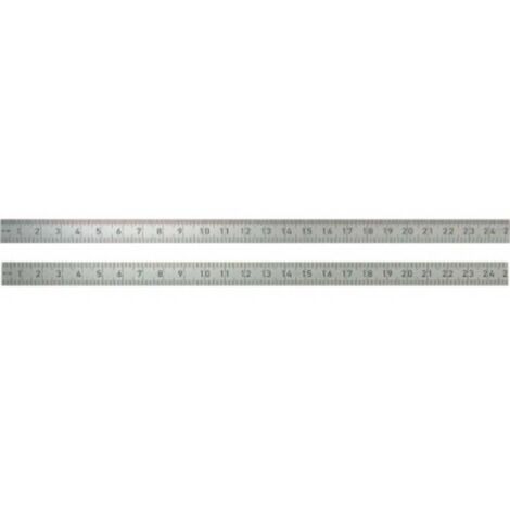BMI  REGOLO FLESSIBILE IN ACCIAIO, 150 MM, IN ACCIAIO INOX, PASSO BORDO SUPERIORE 1/2 MM, BORDO INFERIORE 1/1 MM, 1 PEZZI, 9620