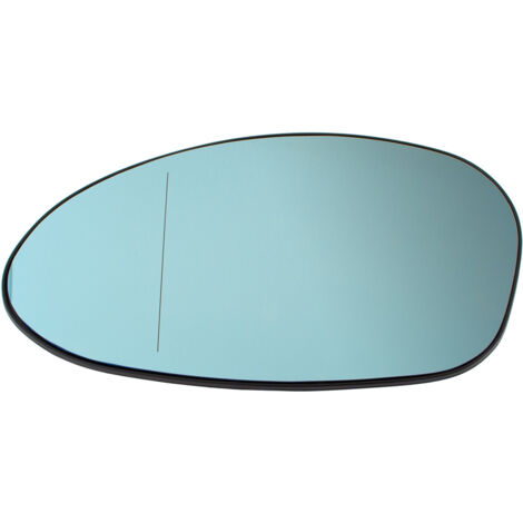 BMW 1 E81 E82 E87 E88 04-13 Spiegeleinsatz beheizt blau links