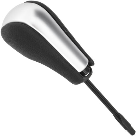BMW 1 E81 E82 E87 E88 AUTOMATIK-Schaltknauf SCHWARZ + SILBER - LANGER SCHALTKNOPF