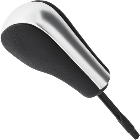 BMW 3 E90 E91 E92 E93 05-12 Automatik-Schaltknauf SCHWARZ + SILBER - KURZER WÄHLER