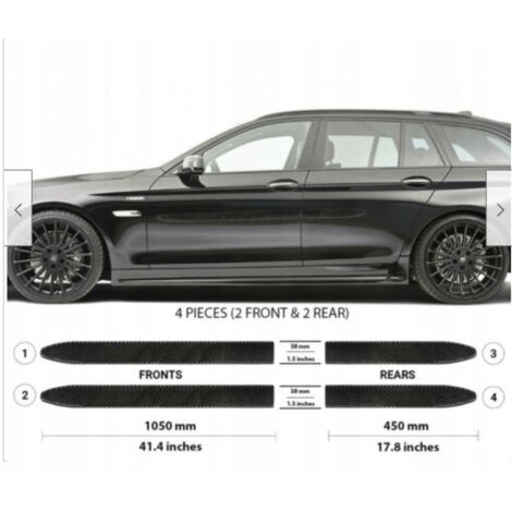 BMW 5 2010-2016 - Finiture portiere laterali NERE