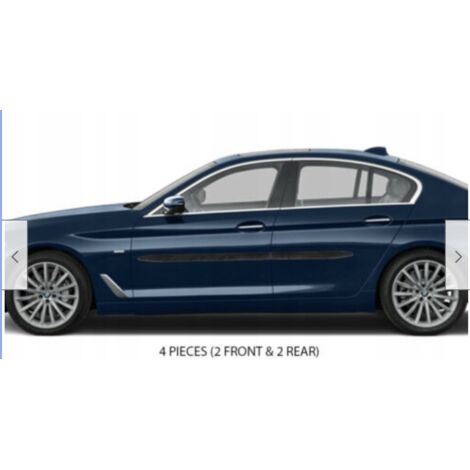 BMW 5 2017-2022 - Molduras laterales de puertas negras
