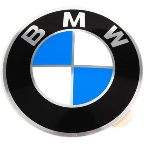 BMW Jantes Emblem-Auto 68 Mm 1 Pieces, pour Voiture, noir, blanc, bleu, argent