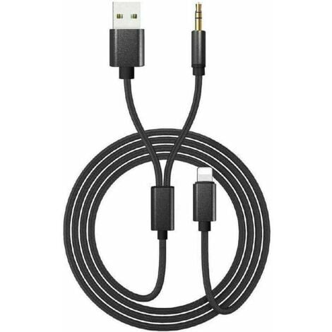TREETALK Bmw & Mini Ipod Iphone 6 7 8 X Xs Xr Interface Audio Câble Usb Adaptateur Aux