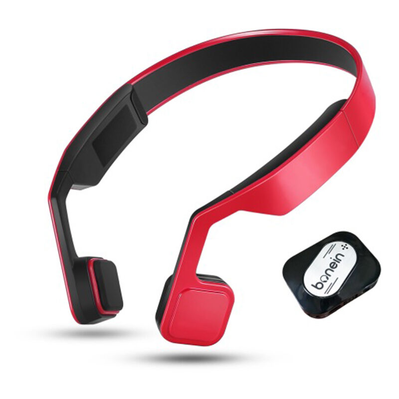 

BN-701T Auriculares Bluetooth Inalambricos Auriculares de conduccion osea Amplificador de sonido TV Elder Auriculares Bateria incorporada, rojo