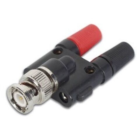 Bnc Male Vers 2 X Fiche Banane 4mm