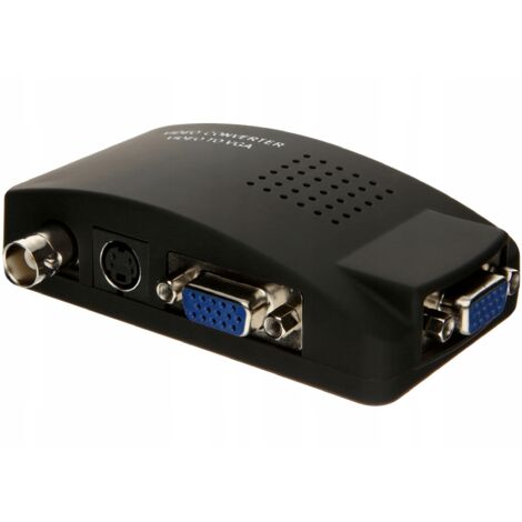BNC S-VIDEO VGA AV - KIT CONVERTIDOR DE SEÑAL VGA