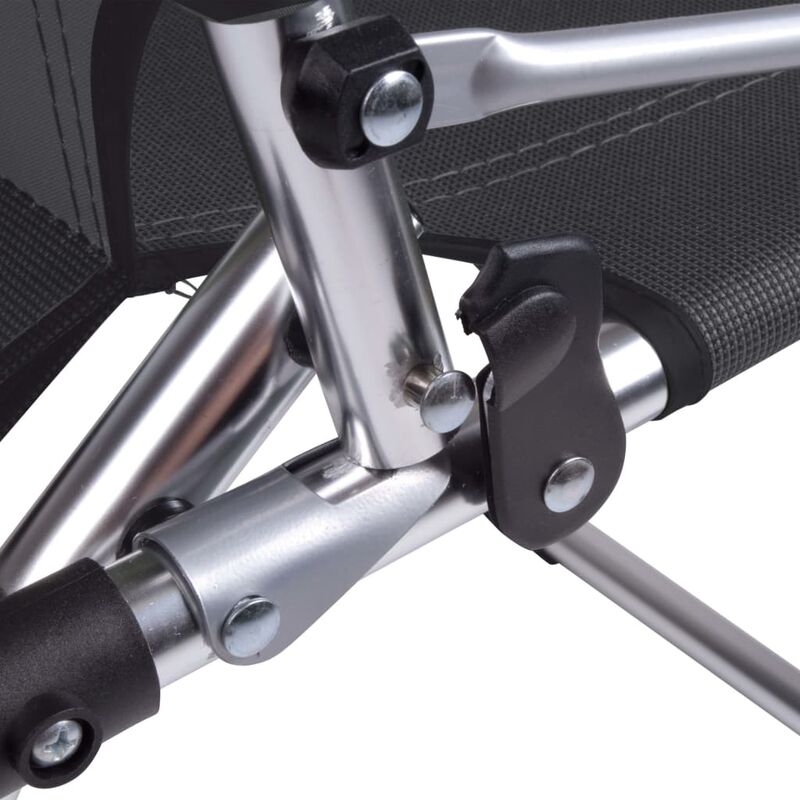 Chaise Copa Rio Bo-Camp Stabilisateur 4 Pi/èces Noir