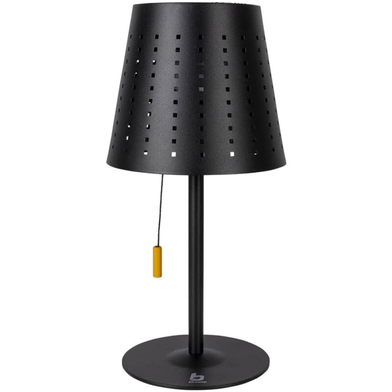 Bo-camp - Lampe de table solaire à led Harter Noir