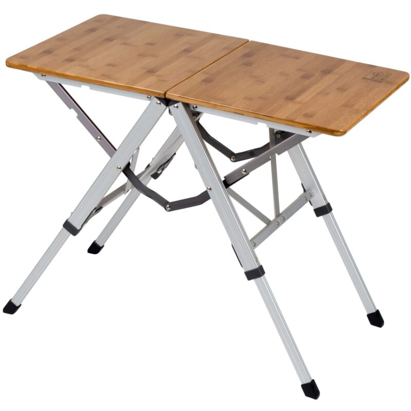 

Mesa plegable de camping Richmond bambú 70x40 cm - Marrón - Bo-camp