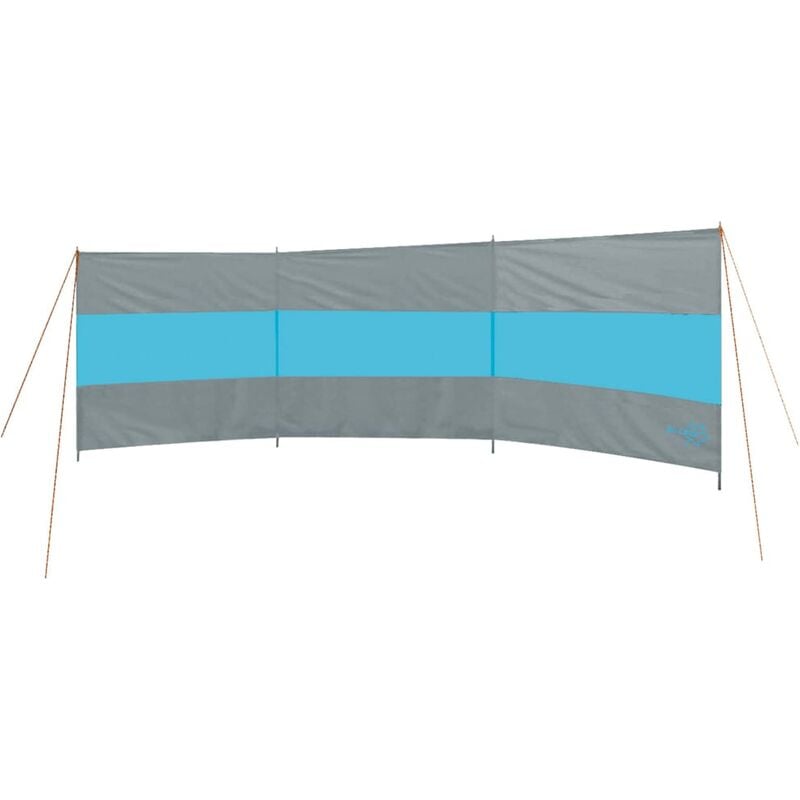 

Bo-Camp Paravientos Brendan gris y azul 500x140 cm - Gris