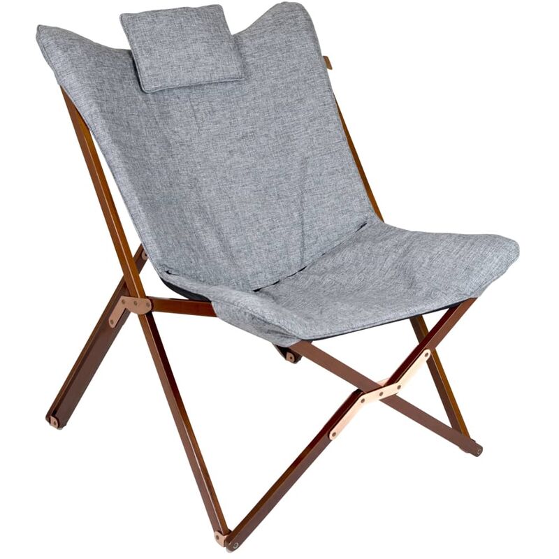 

Bo-camp - Silla de relax Bloomsbury gris - Gris