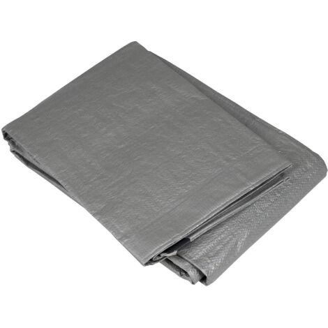 Bo-Camp - Tela Cerata - 4 x 2,5 Metri - Grigio