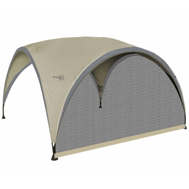 Paroi latérale de moustiquaire d'abri de réception S Beige - Bo-camp