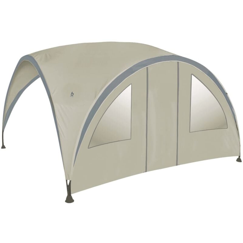 Bo-camp - Side Wall for Party Shelter with Door and Window s Beige