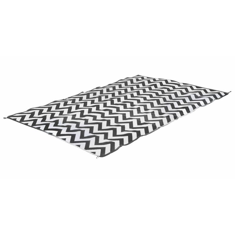 

Bo-Leisure Alfombra para exterior Chill mat L Lounge 2,7x2 m ondas - Negro