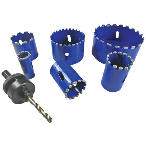 BOA 21001 Kitchen & Bathroom Installer Kit Diamond Holesaw Set, 6 Piece BOA21001