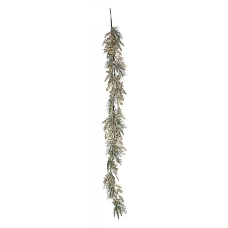Boa Decorativo Admiral con Bacche Oro Altezza 180cm (4 Pezzi)