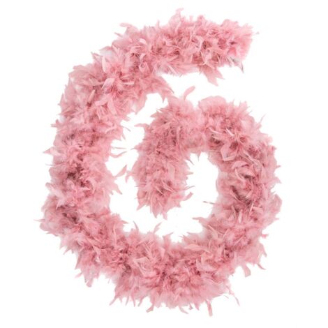 Boa di piume new orleans rosa 180 cm - Atmosphera créateur d'intérieur