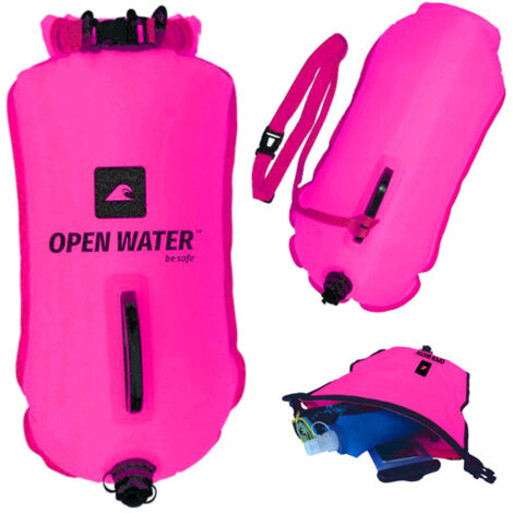 Boa di sicurezza per il nuoto OpenWater XL con tasca per gli oggetti personali