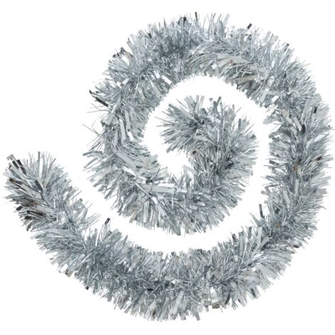 Boa guirnalda de Navidad 150x8x2m plata - Atmosphera créateur d'intérieur
