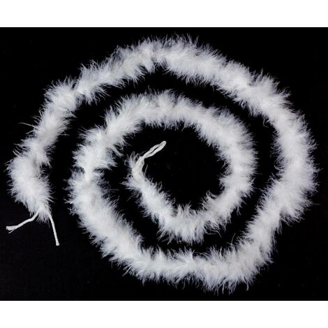 Boa piuma 1m60 - 12g bianco - Feeric lights & christmas