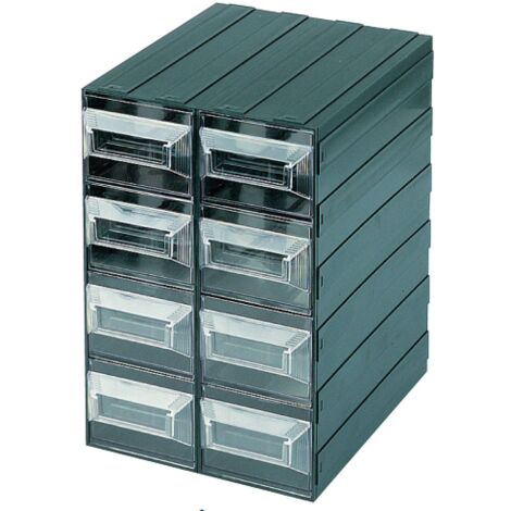 BoA te de rangement pour petites piA ces en A ponge Vision 21 avec 8 compartiments A  tiroirs