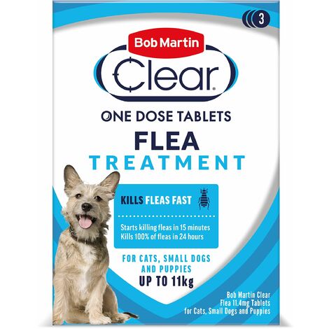 main image of "Bob Martin Clear Flea Tablets Small Dog - 3tab - 126126"