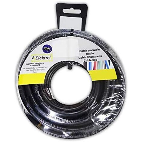 Bobina acrilica nera 3x2,5mm 20mts
