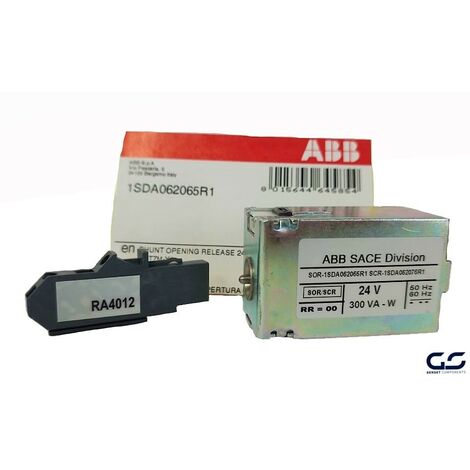 Bobina Apertura SOR 24VAC/DC - T7-T7M-X1 ABB (1SDA062065R1)