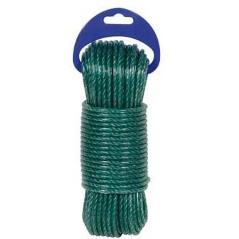 Bobina de cuerda plastica forrada Rombull Verde5mm x 25mVerde 5mm x 25m