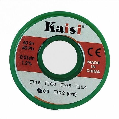 Bobina de estaño 0,3mm 150 gr