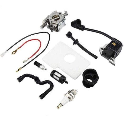 Bobina di accensione per carburatore Ulisem, bobina di alta qualità con candela, tubo del carburante, buona resistenza per motosega Stihl Walbro 017 018 MS170 MS180