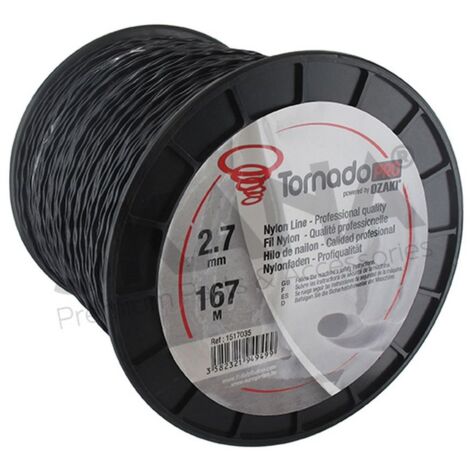 Bobina di filato in nylon copolimero Ozaki Tornado - Lunghezza: 167m, ø: 2,70mm.