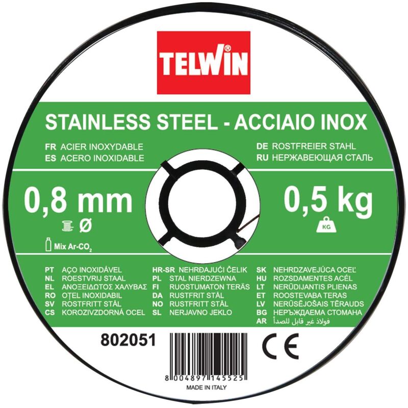 Telwin 802051 Bobina Filo Per Saldatura Su Acciaio Inossidabile, D ...