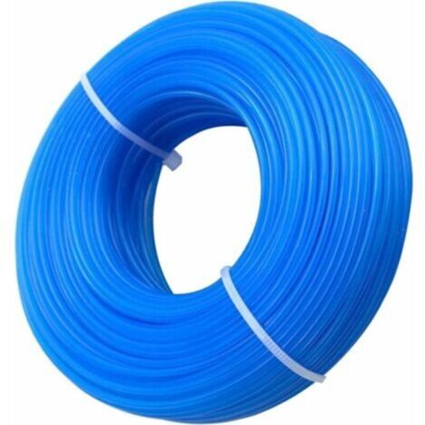 Bobina di filo di nylon tondo per decespugliatori, diametro 1,6 mm, lunghezza 100 m, filo di taglio di ricambio