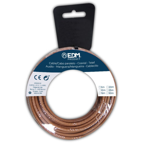 Bobina di filo elettrico flessibile 6mm Marrone senza alogeni 25m